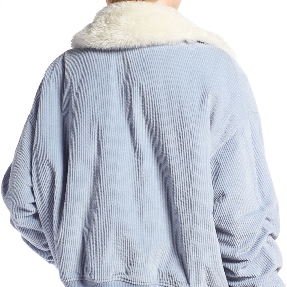 Avec Les Filles | Blue Oversized Corduroy Jacket - Picture 9 of 10